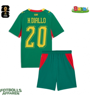 Senegal Habib Diallo #20 Bortaställ Barn VM 2026 Kortärmad (+ Korta byxor)